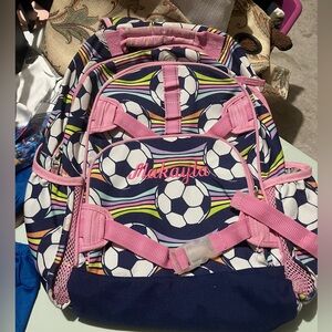 Pottery barn backpack “Makayla” engraved